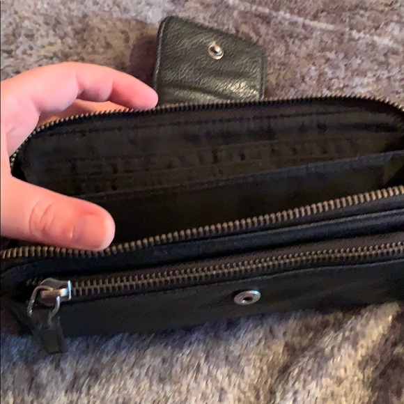 Black leather roxy wallet - Picture 2 of 2